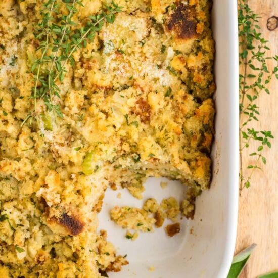 Southern Cornbread Dressing - Recipe photo by southern food and fun