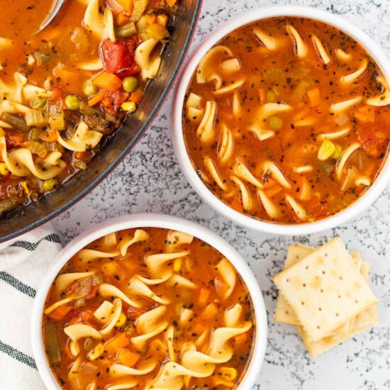 Easy Homemade Vegetable Soup - Recipe photo by whippeditup