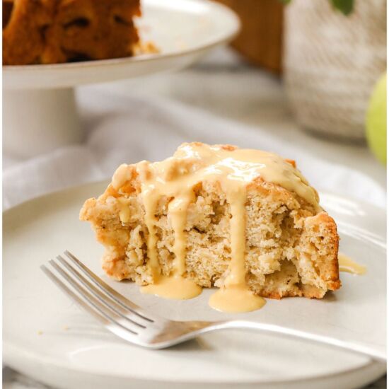 Irish Kerry Cake with Custard Sauce - Recipe photo by Rachel Quenzer
