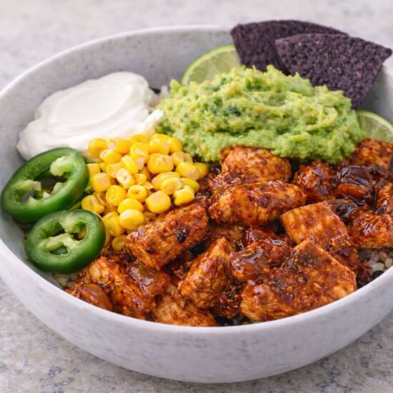 Mexican-Inspired Chicken Bowl - Recipe photo by Meredith