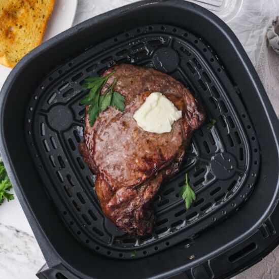 Air Fryer Ribeye - Recipe photo by Forktospoon