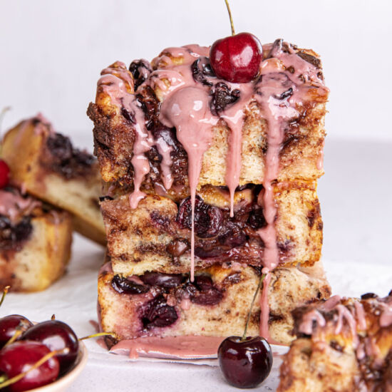 Chocolate Cherry Focaccia - Recipe photo by spicyicecream