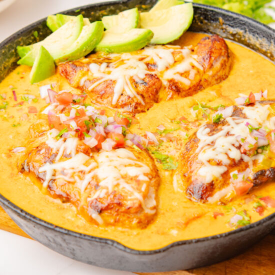 Queso Chicken - Recipe photo by BakingBeauty