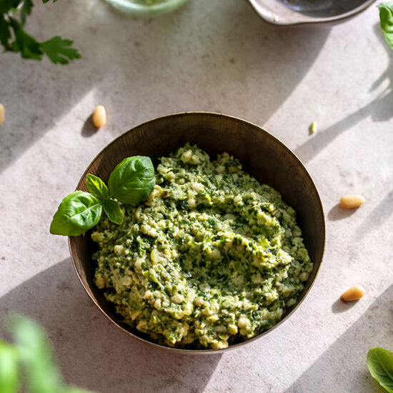 Basil Pesto - Recipe photo by URBANBAKES