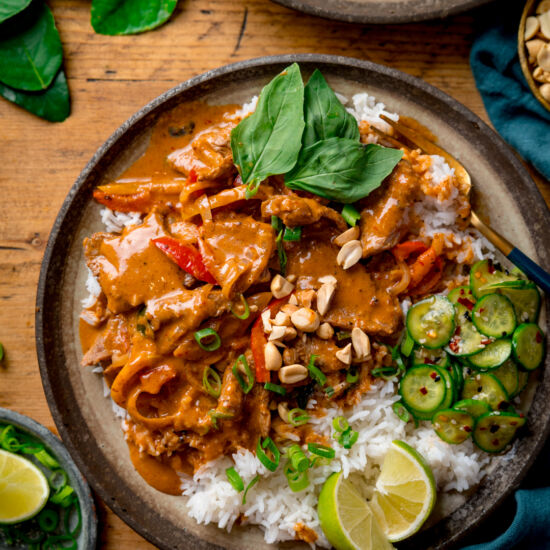 Beef Panang Curry - Recipe photo by KitchenSanctuary