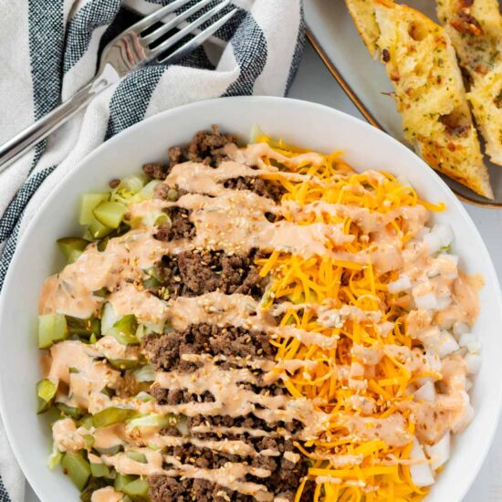 Big Mac Salad - Recipe photo by whippeditup