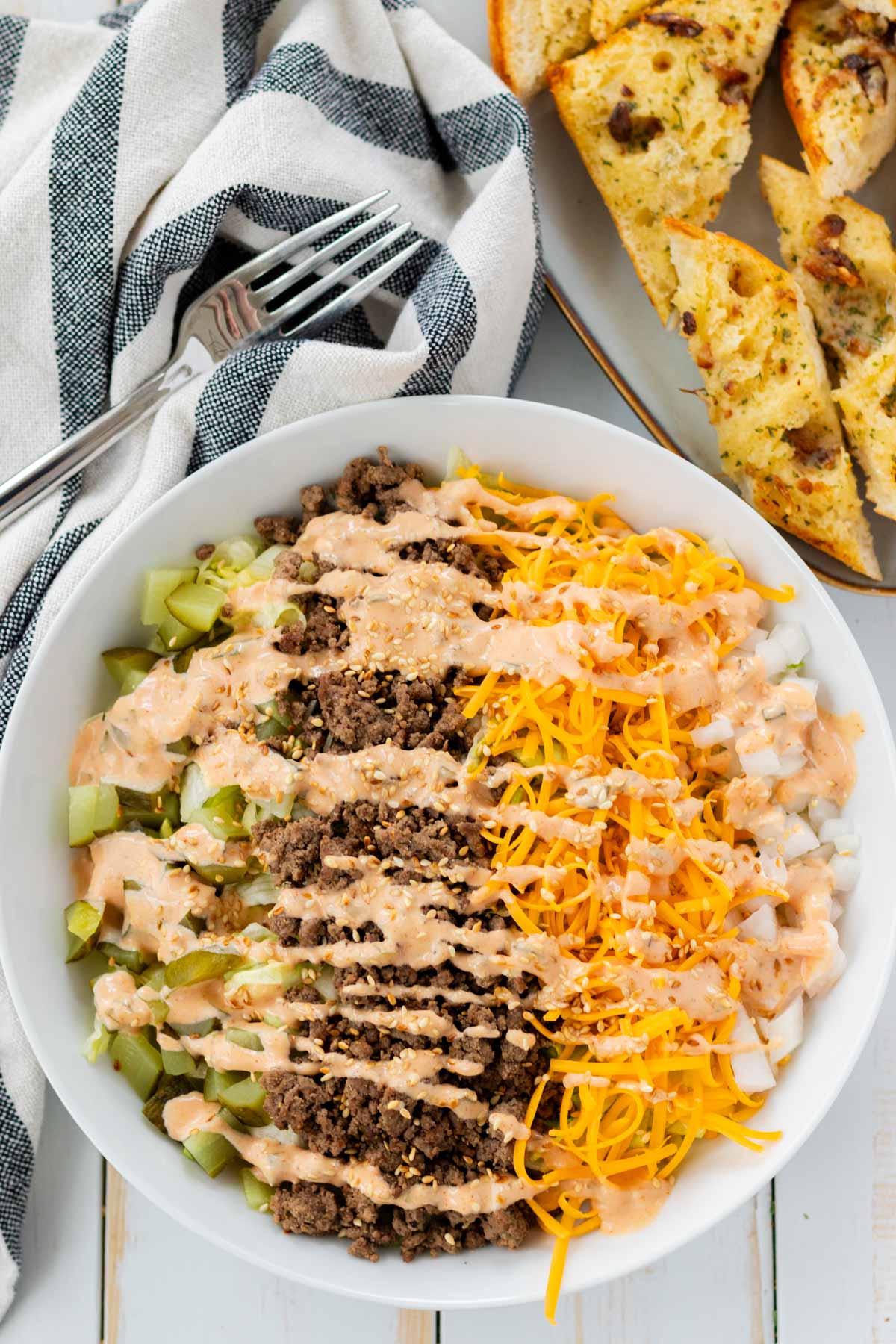 Big Mac Salad - Recipe photo by whippeditup