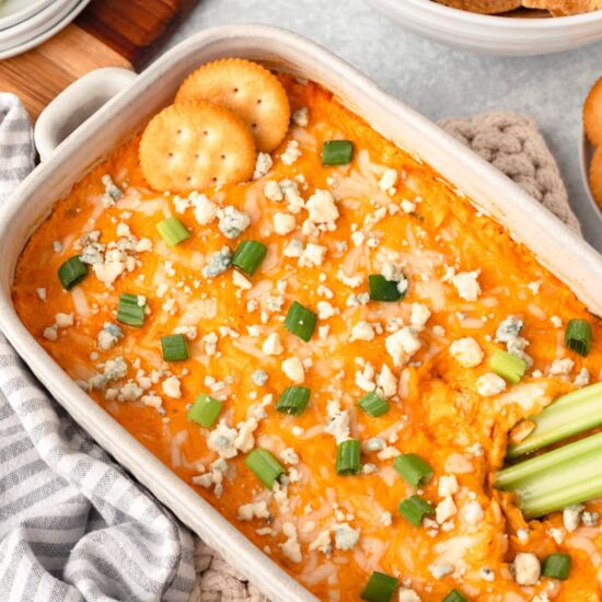 Buffalo-Style Chicken Dip - Recipe photo by LittleChefWithin