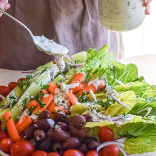 Creamy Buttermilk Salad Dressing - Recipe photo by LivingtheGourmet