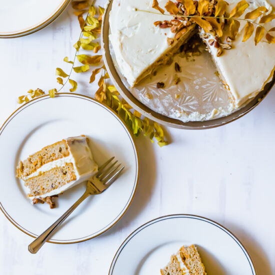 Sugar-Free Gluten-Free Carrot Cake - Recipe photo by TheDeliciousSpoon
