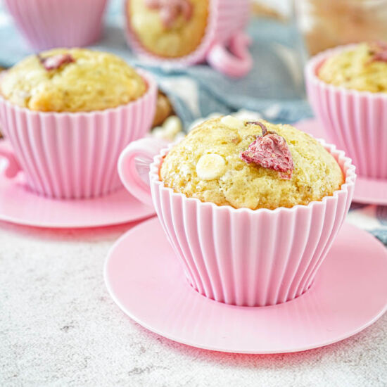 Cherry Blossom Muffins - Recipe photo by TaraMCTable