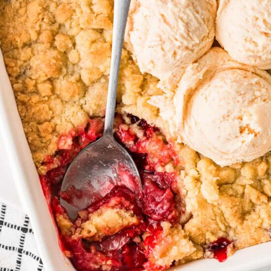 Cherry Cobbler - Recipe photo by The Diary of a Real Housewife