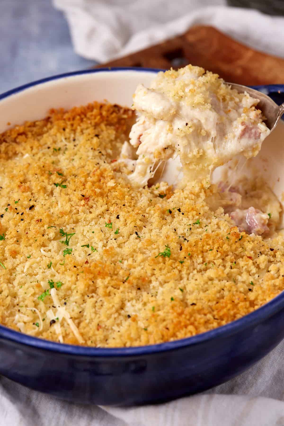 Chicken Cordon Bleu Casserole - Recipe photo by Barbara Curry