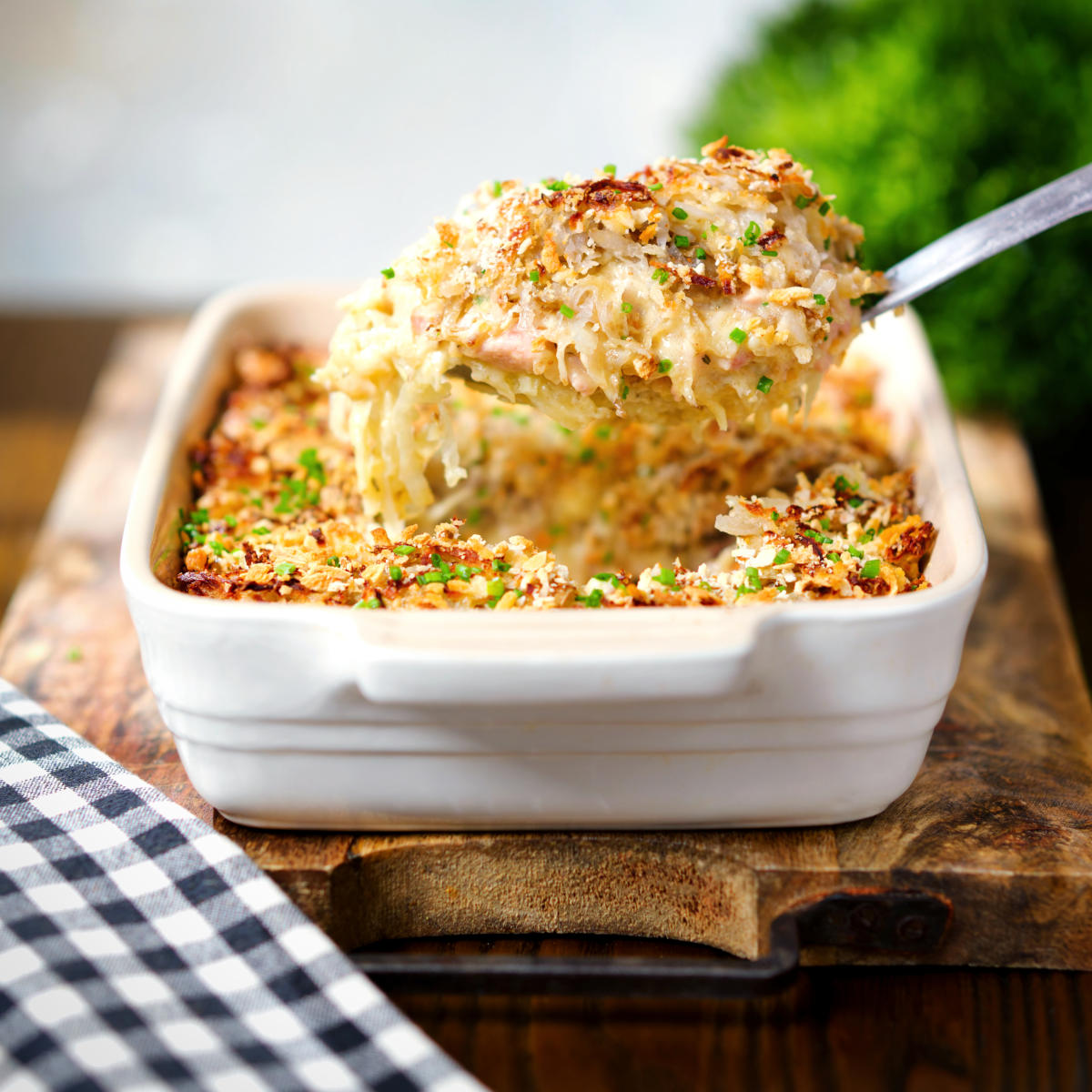 Chicken and Bacon, Potato Gratin - Recipe photo by Brian Jones