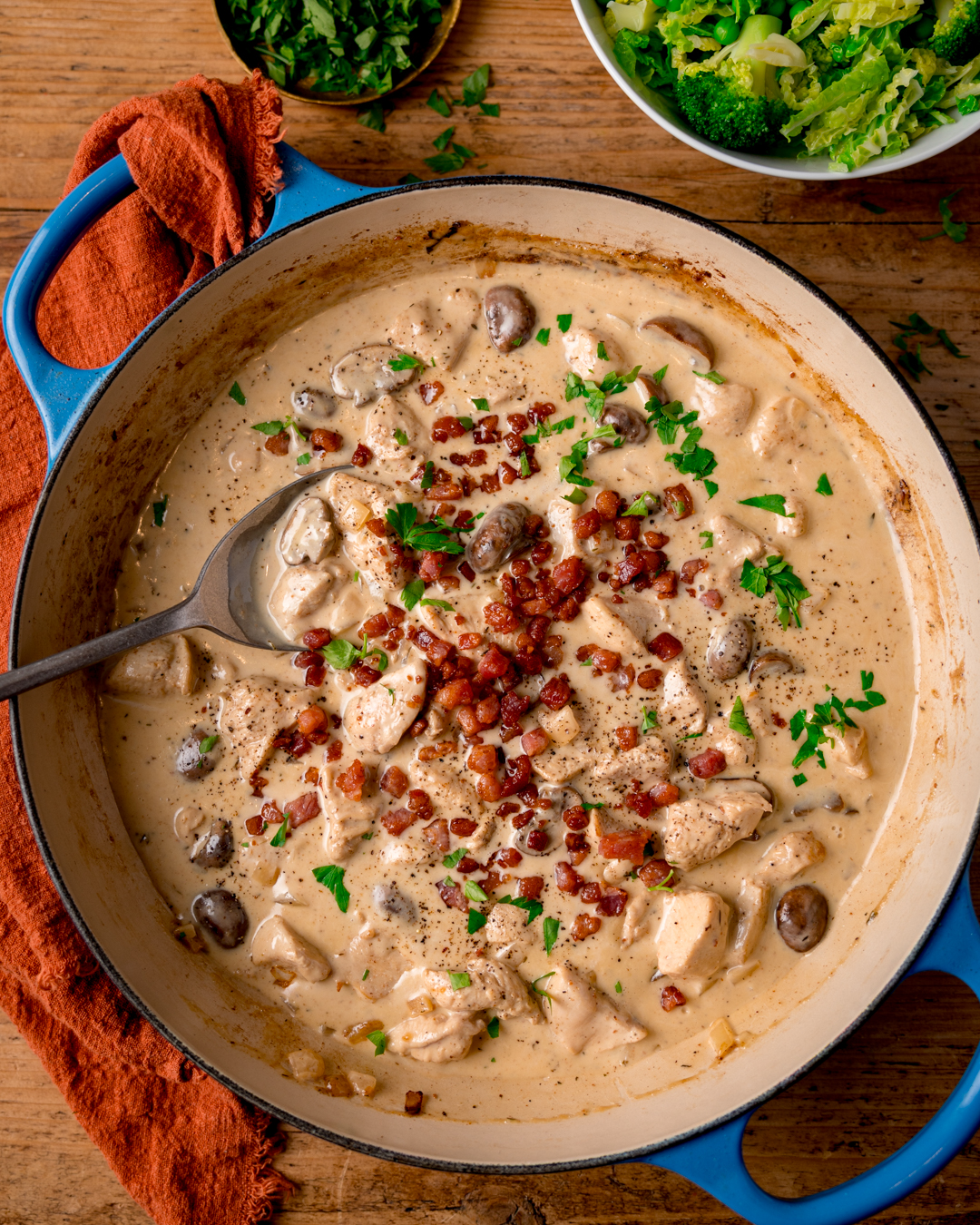 Chicken in Creamy Cider Sauce - Recipe photo by KitchenSanctuary