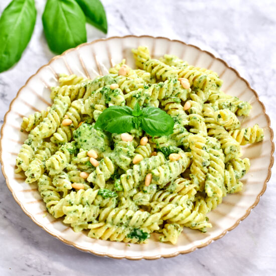 Creamy Pesto Pasta - Recipe photo by thefoodieblogger.recipes