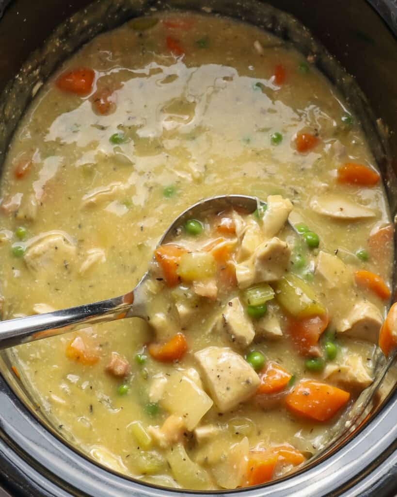 Crockpot Chicken Pot Pie - Recipe photo by Small Town Woman