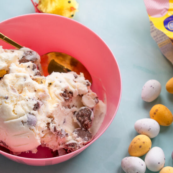 Gluten-Free Mini Egg Ice Cream - Recipe photo by Laurasglutenfreekitchen