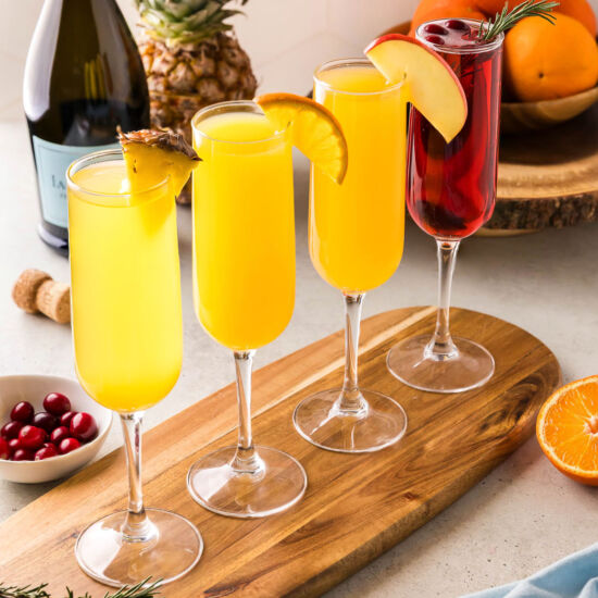 Mimosas (4 Flavors) - Recipe photo by TheRecipeNest