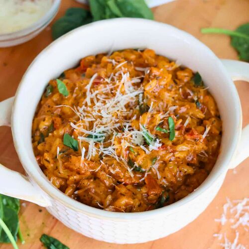 Marry Me Chicken Orzo - Recipe photo by goldengracekitchen