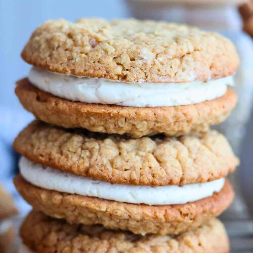 Gluten-Free Oatmeal Cream Pies - Recipe photo by goldengracekitchen