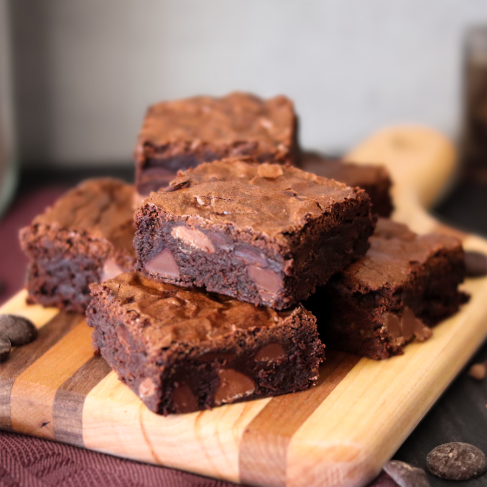 Fudgy Brownies - Recipe photo by ChocoholicAnonymous