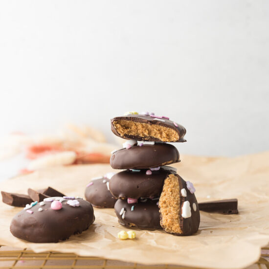 Cashew Butter Reese’s Eggs - Recipe photo by The Sprinkled Cakery