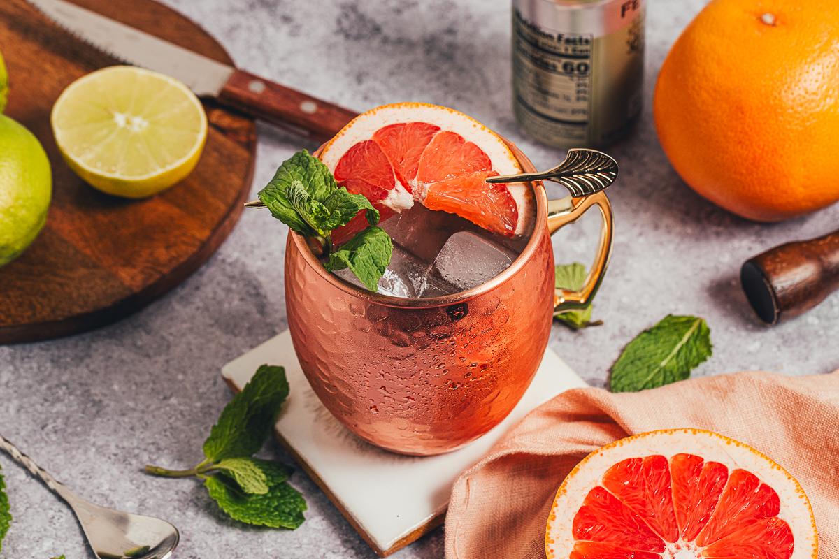 Grapefruit Mule Mocktail - Recipe photo by sweetmiscellany