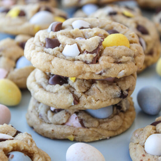 Cadbury Egg Cookies - Recipe photo by bakingyouhappier