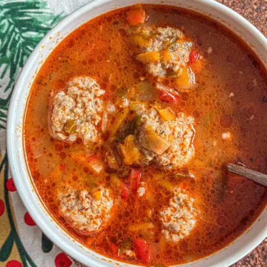 Romanian Meatball Soup - Recipe photo by theeuropeandish