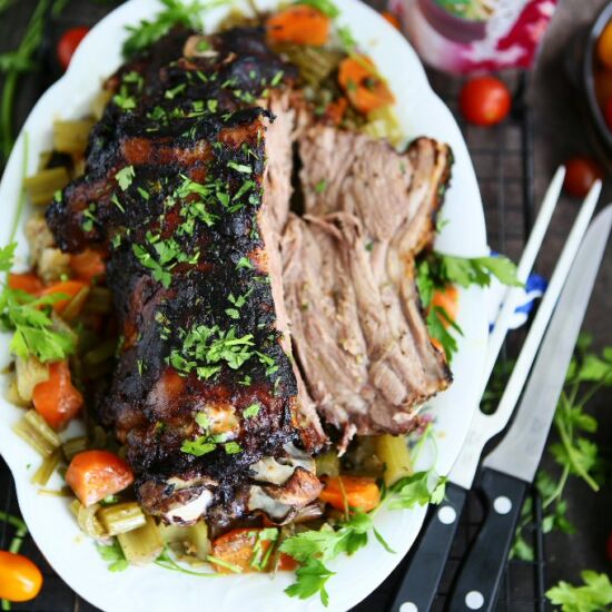 Miso Glazed Lamb Neck - Recipe photo by angiesrecipes