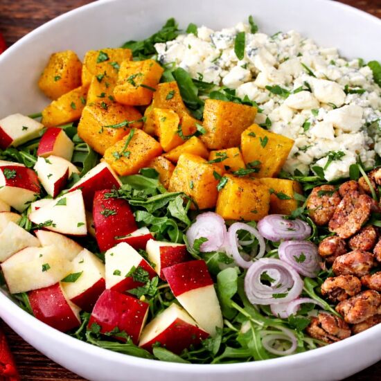 Roasted Butternut Squash Fall Salad - Recipe photo by Meredith
