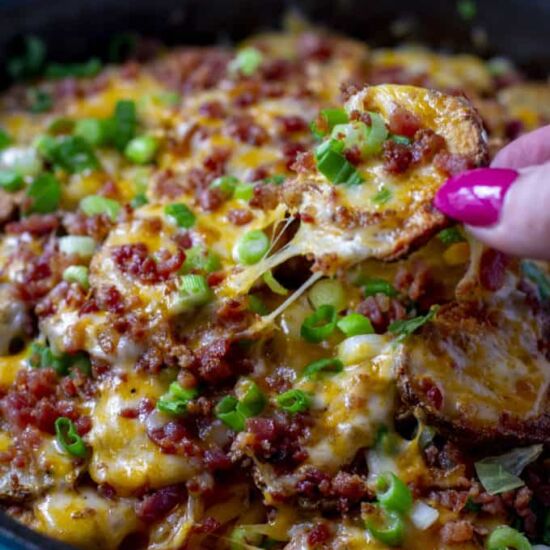 Irish Pub Potato Nachos - Recipe photo by AWickedWhisk