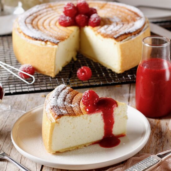 German Cheesecake-Käsekuchen - Recipe photo by Rachida