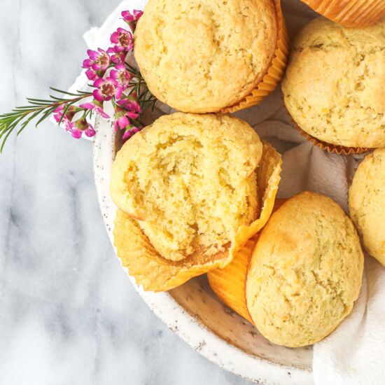 Olive Oil Muffins - Recipe photo by elleandpear