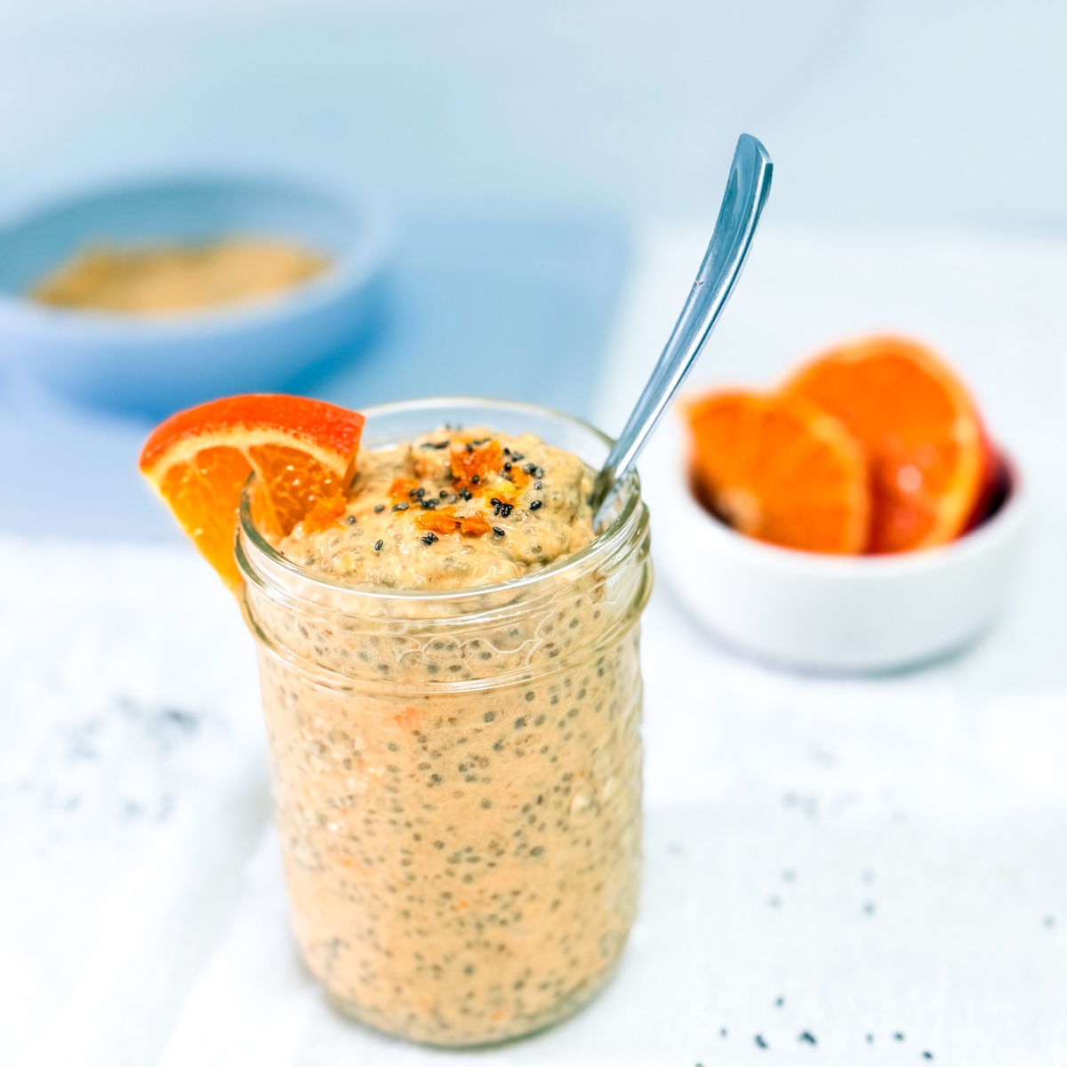 Orange Creamsicle Chia Seed Pudding - Recipe photo by The Toddler Kitchen