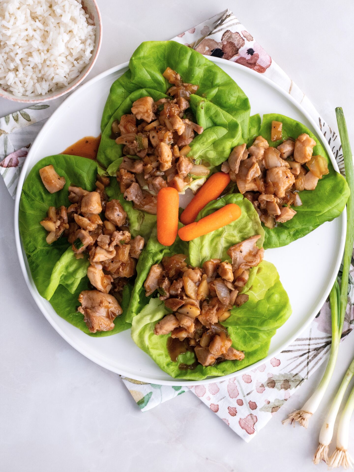 30-Minute Chicken Lettuce Wraps - Recipe photo by SuburbanSimplicity