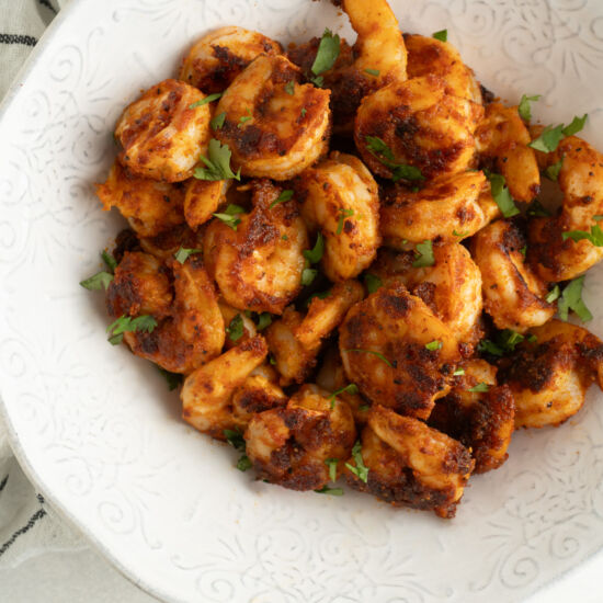 Savory Pan-Seared Shrimp - Recipe photo by TheDeliciousSpoon