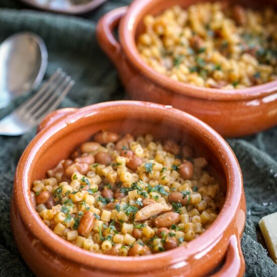 Pasta e Fagioli (Pasta & Beans) - Recipe photo by CookingMyDreams