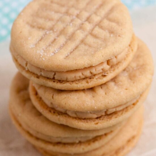 Chewy Peanut Butter Sandwich Cookies - Recipe photo by chewoutloud