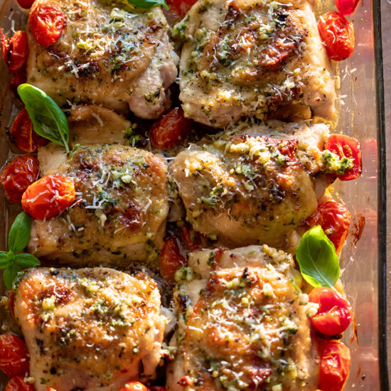 Pesto Chicken - Recipe photo by URBANBAKES