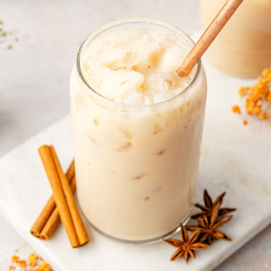 Iced Chai Latte - Recipe photo by TheChaoticTable