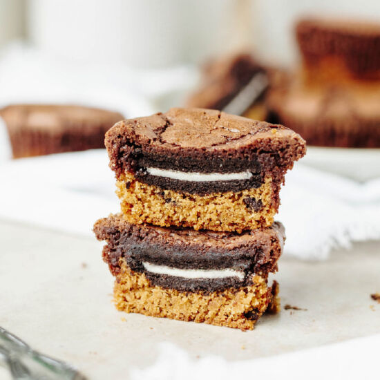 Slutty Brownie Cups - Recipe photo by The Cookin Chicks