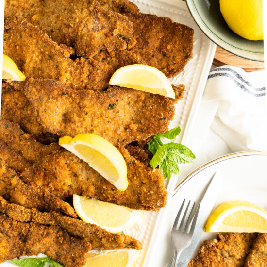 Italian Veal Cutlets - Recipe photo by TheDeliciousSpoon