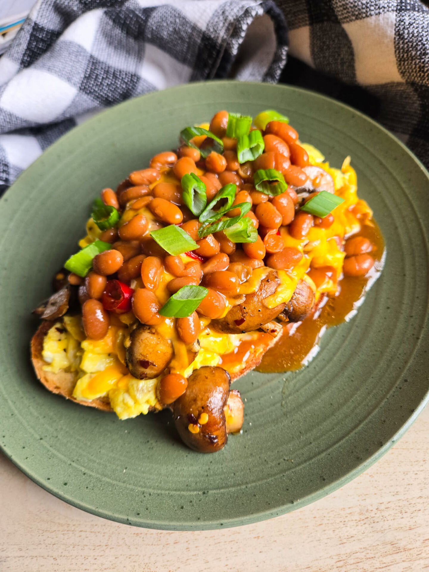 Veggie Irish Breakfast Toastie - Recipe photo by the_happy_veg