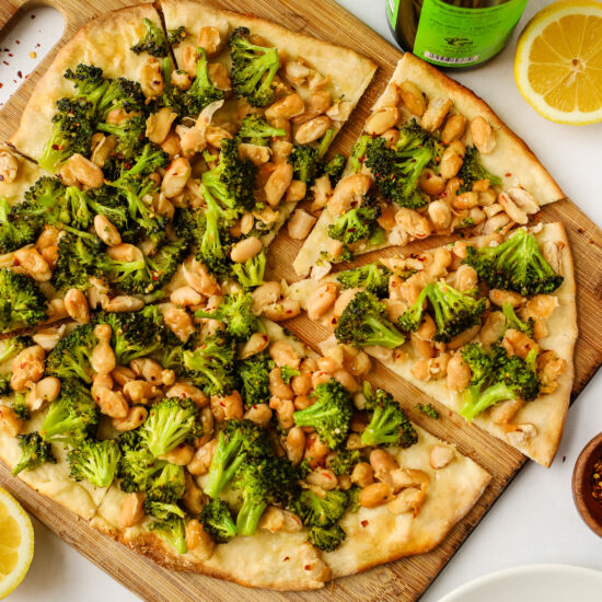 Vegan Broccoli Pizza - Recipe photo by iheartvegetables