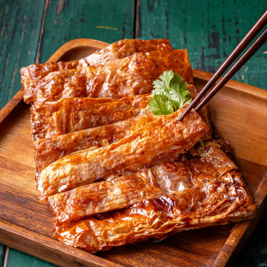 Tofu Skin Vegan Goose (Chai Ngor) - Recipe photo by WoonHeng