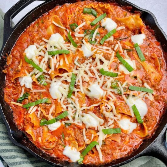 Vegan Skillet Lasagna - Recipe photo by serenetrail
