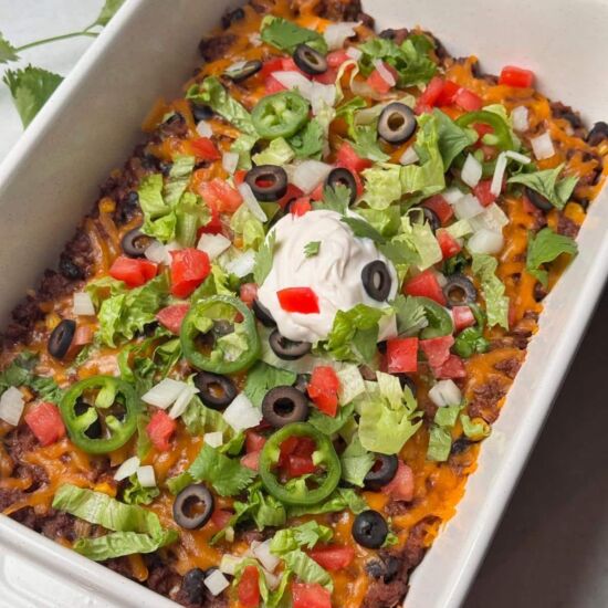 Vegan Taco Casserole - Recipe photo by serenetrail