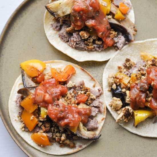 Veggie Tofu Tacos - Recipe photo by bowlofyum
